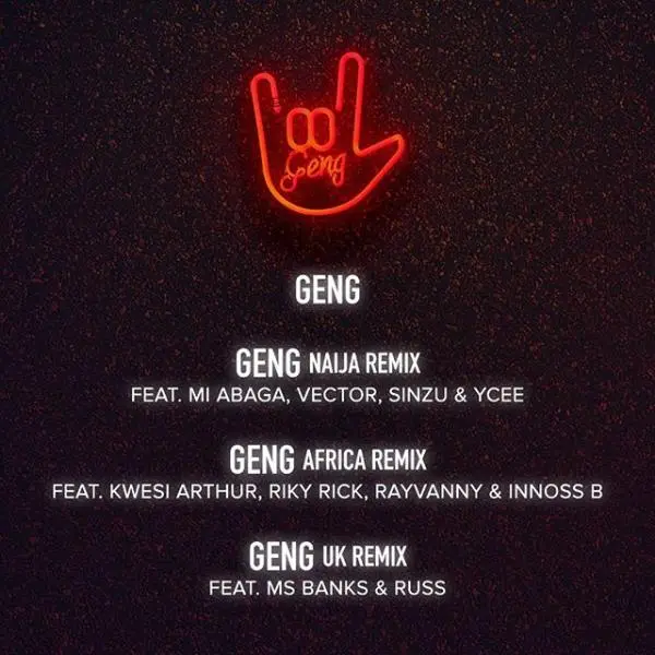 Mayorkun – Geng Remix EP